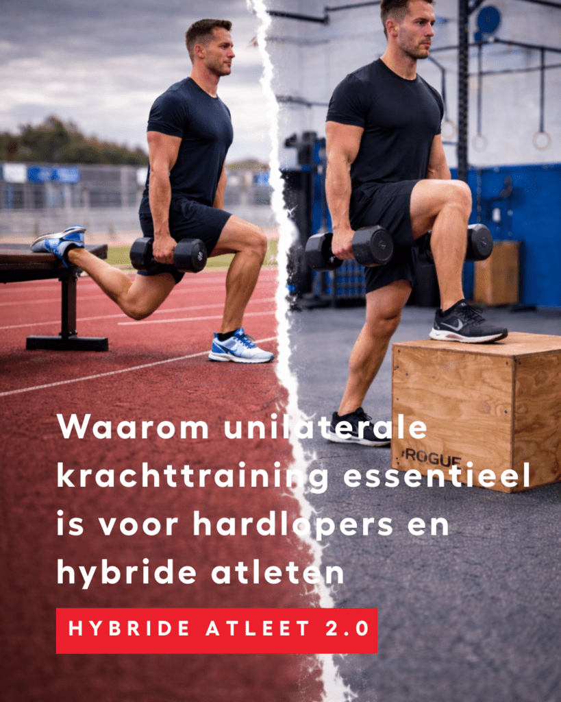 waarom unilaterale krachttraining essentieel is voor hardlopers en hybride atleten